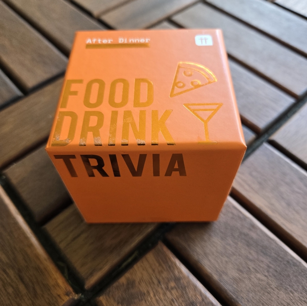 NWT Talking Tables After Dinner Food & Drink Trivia Cards – Trivia Game